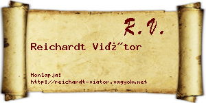 Reichardt Viátor névjegykártya